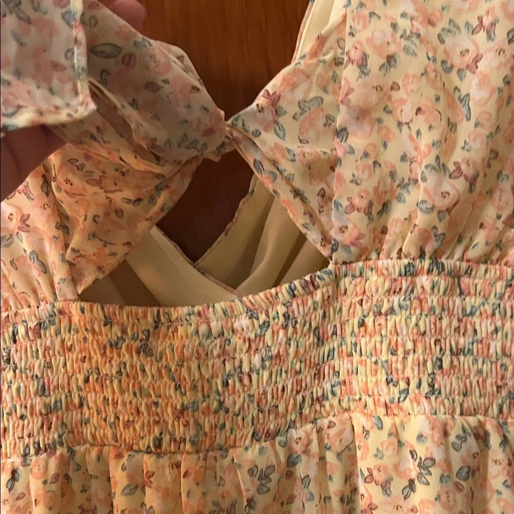 Floral Wrap-Front Mini Dress - Picture 9 of 12